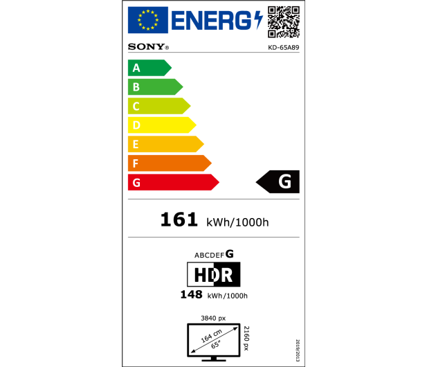 SONY KD65A89 OLED, UHD, Smart TV, HDR10 - 578573 - zdjęcie 2